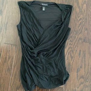 White House Black Market XXS black blouse